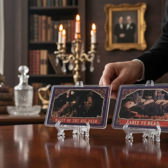 1991 Topps The Addams Family #32 Early To Dead & #68 Night Of The Big Bash Cards - Picture 7 of 15